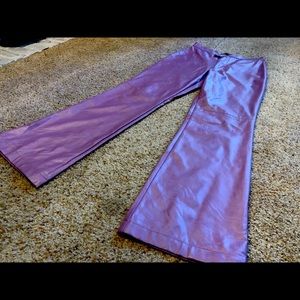 Vintage 90’s metallic shiny pseudo leather pants